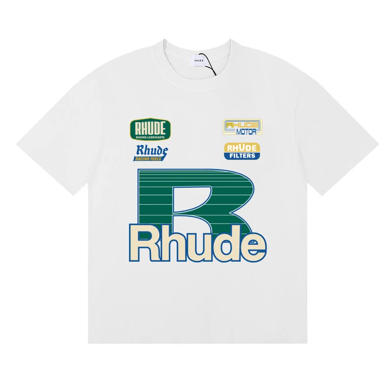 Streetwear Brand Rhude T-shirt - Women Fashion Brand Logo avis et prix