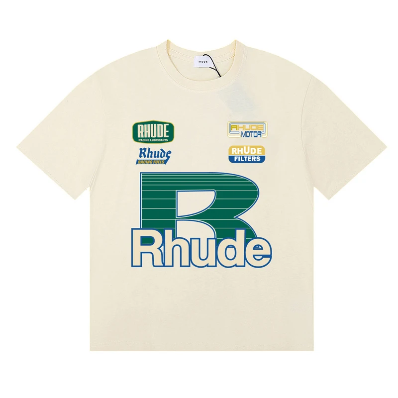 Streetwear Brand Rhude T-shirt - Women Fashion Brand Logo avis et prix