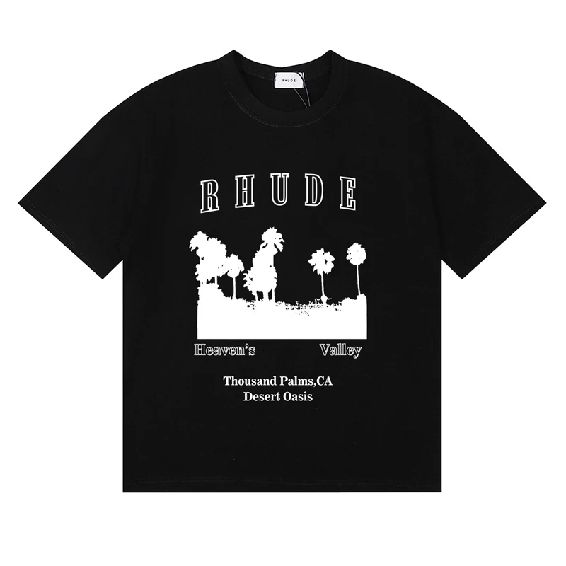 Streetwear Brand Rhude T-shirt - Women Fashion Brand Logo avis et prix