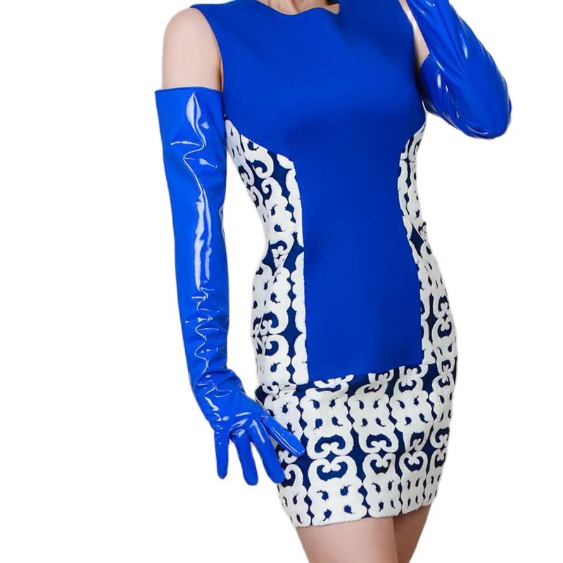 60cm Extra Long Patent Leather - Women Fashion Over 60 avis et prix
