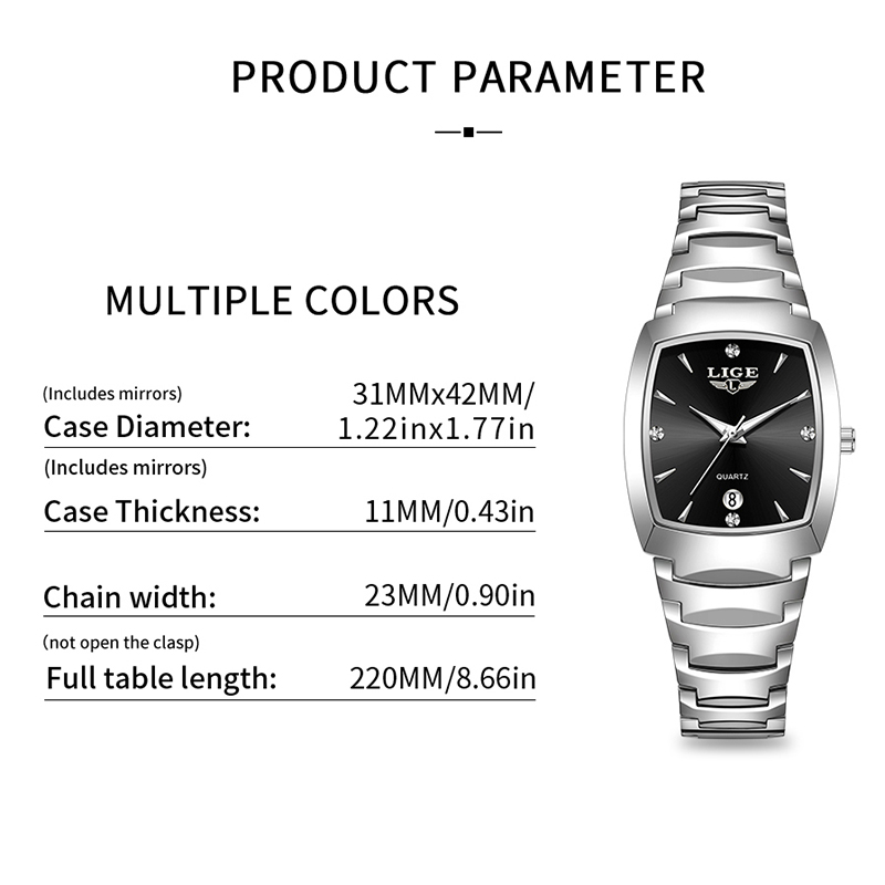 LIGE Watch women Business Luxu - Fashion Women Watches avis et prix