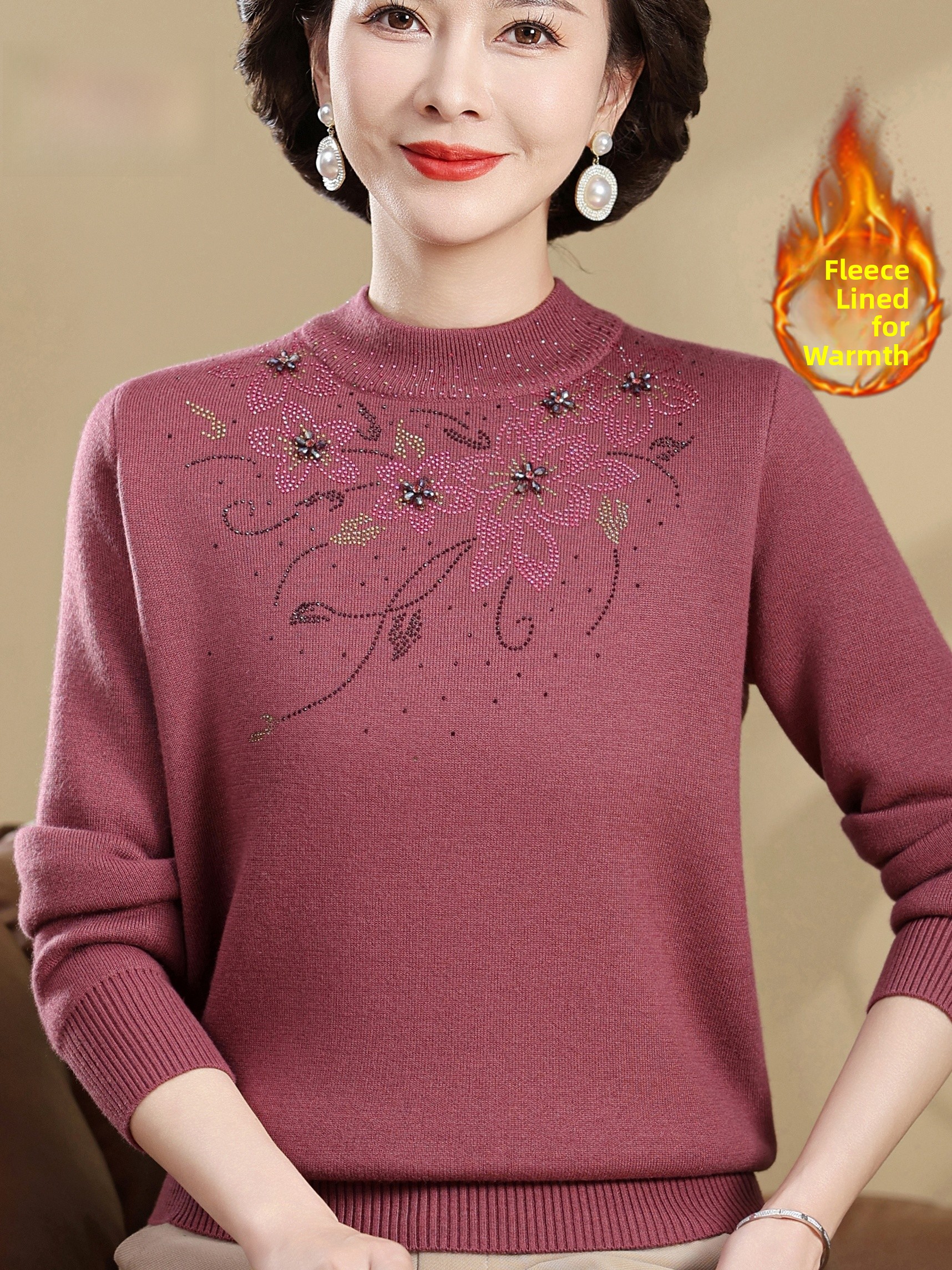 Fashionable Thickened Woolen S - Women Fashion Over 60 avis et prix