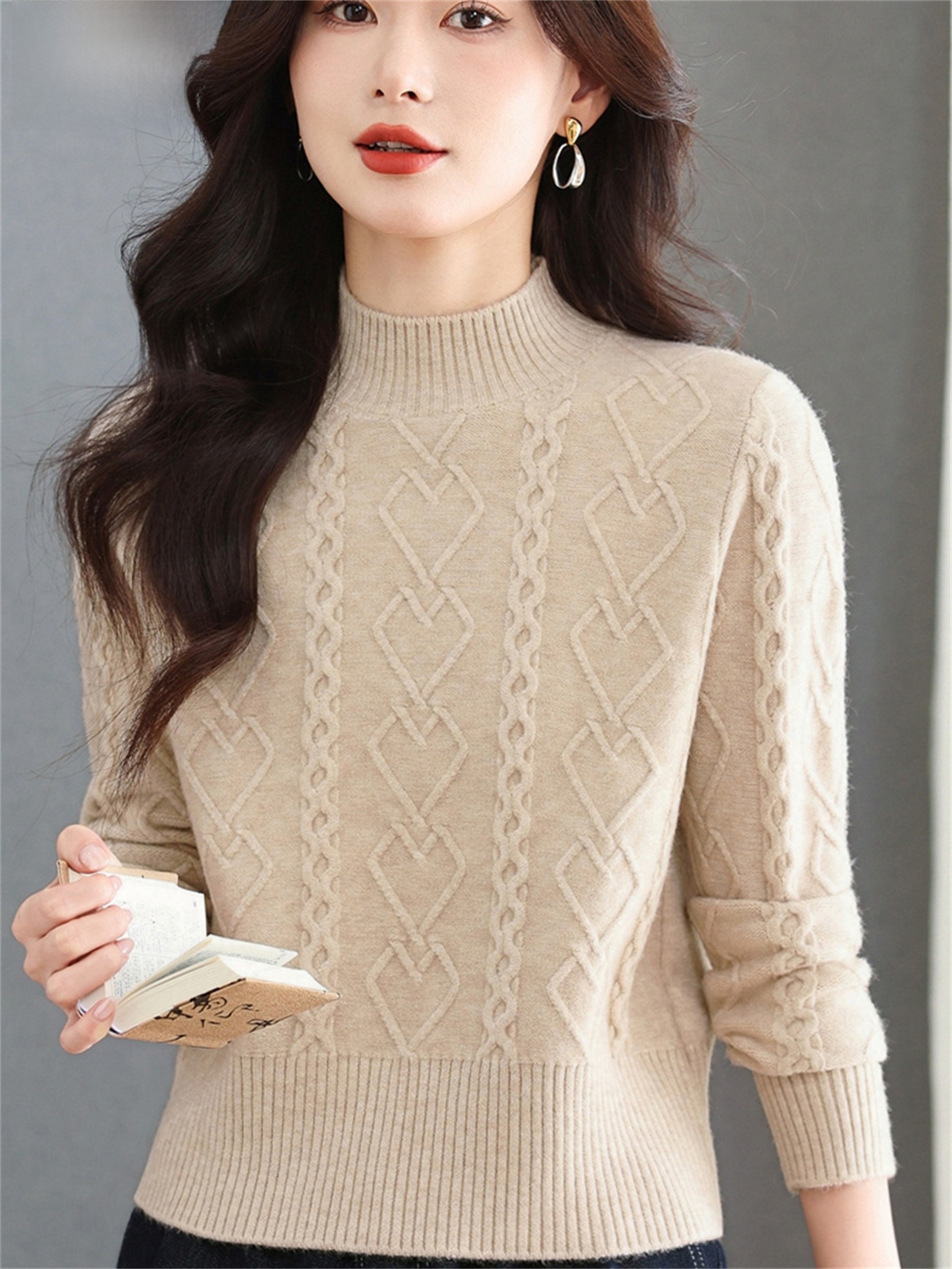 Fashionable Knitted Woolen Swe - Women Fashion Over 60 avis et prix