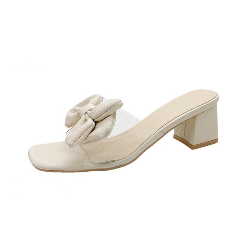 Heeled Women Slippers Bow High - Women'S Fashion Trends Summer 2025 avis et prix