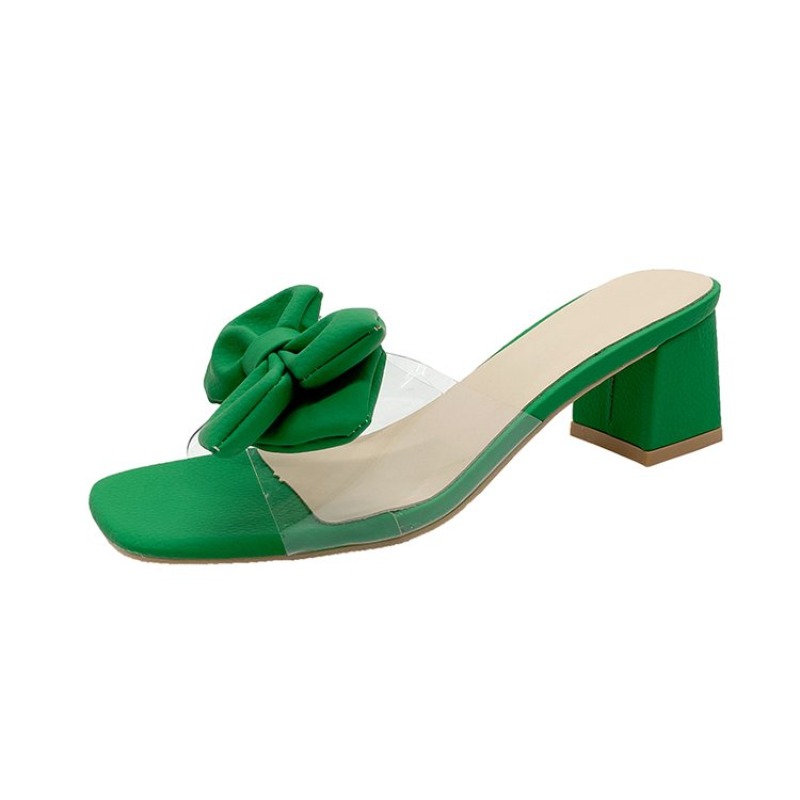 Heeled Women Slippers Bow High - Women'S Fashion Trends Summer 2025 avis et prix
