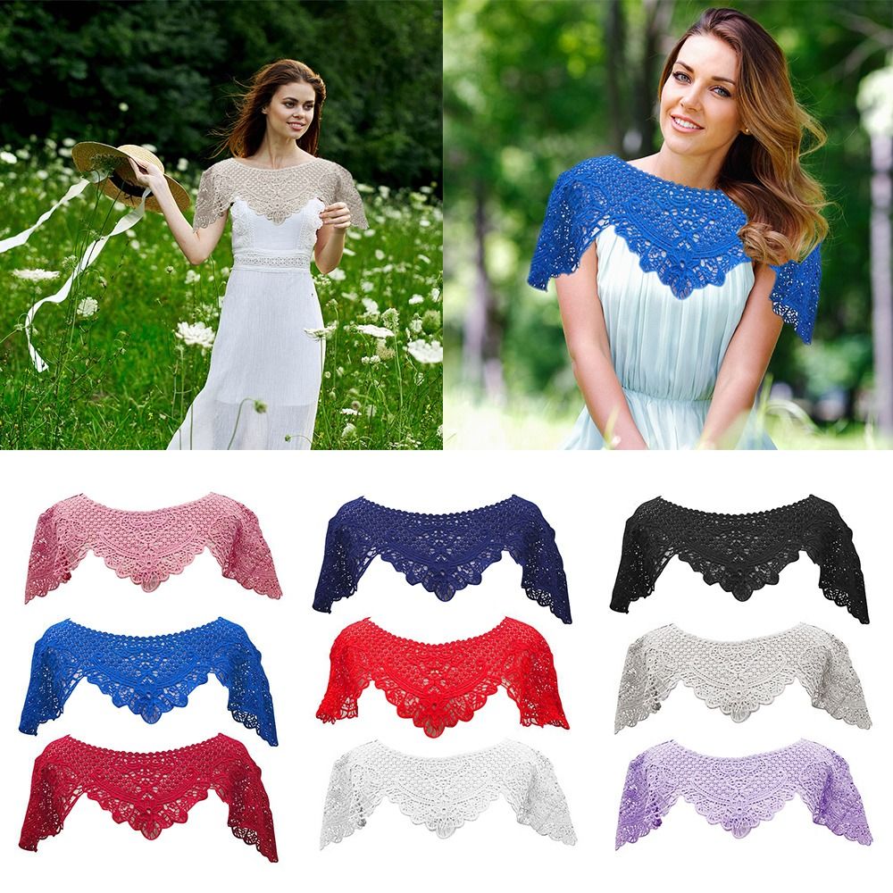 Lace Hollow Sunscreen Shawl Su - Women'S Fashion Knitwear avis et prix