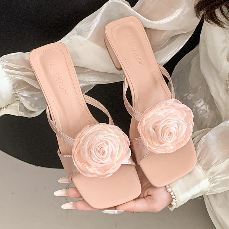 Flower Women High Heels Sandal - Women'S Fashion Trends Summer 2025 avis et prix