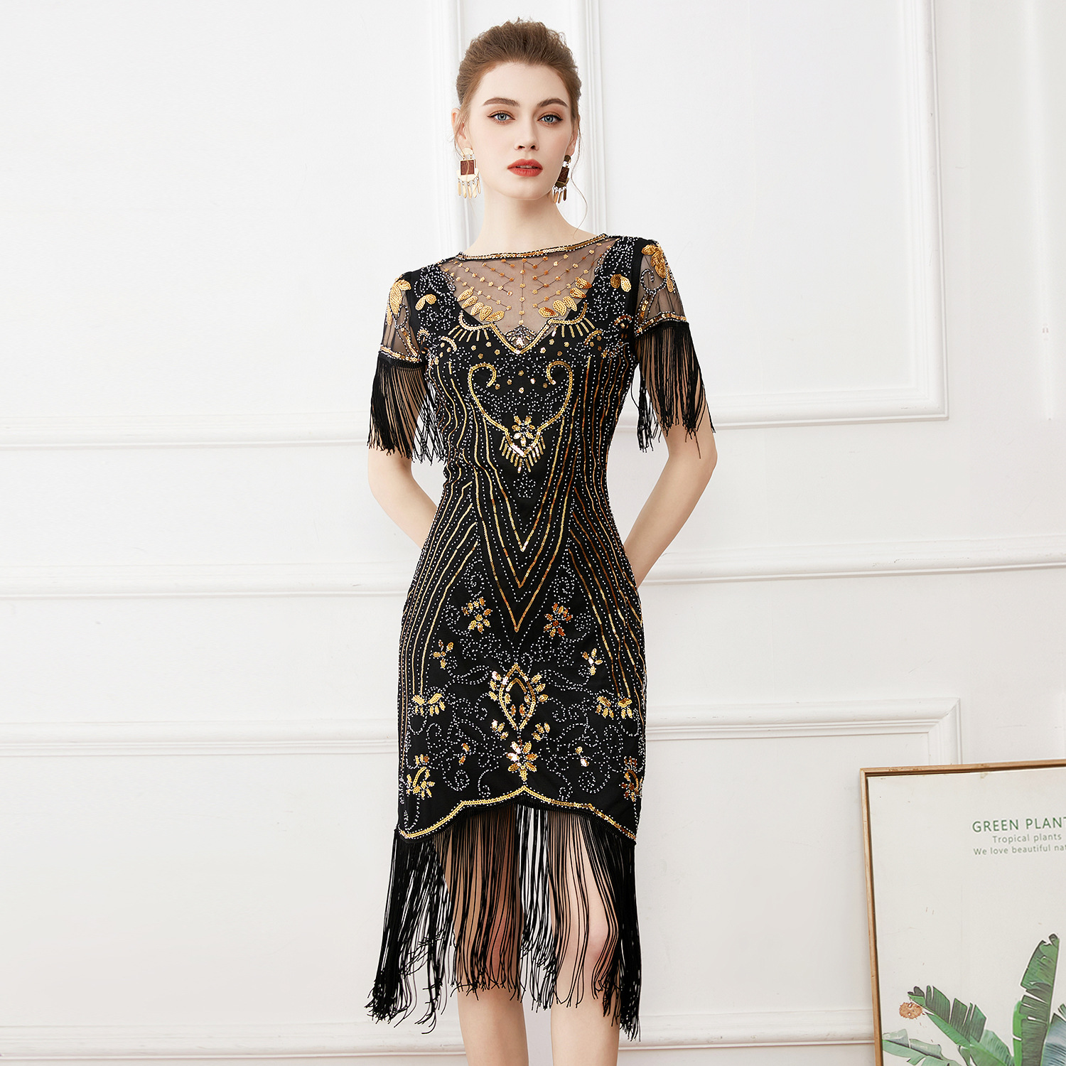 1920s Cosplay Costume Flapper  - Women'S Fashion Of The 1920S avis et prix
