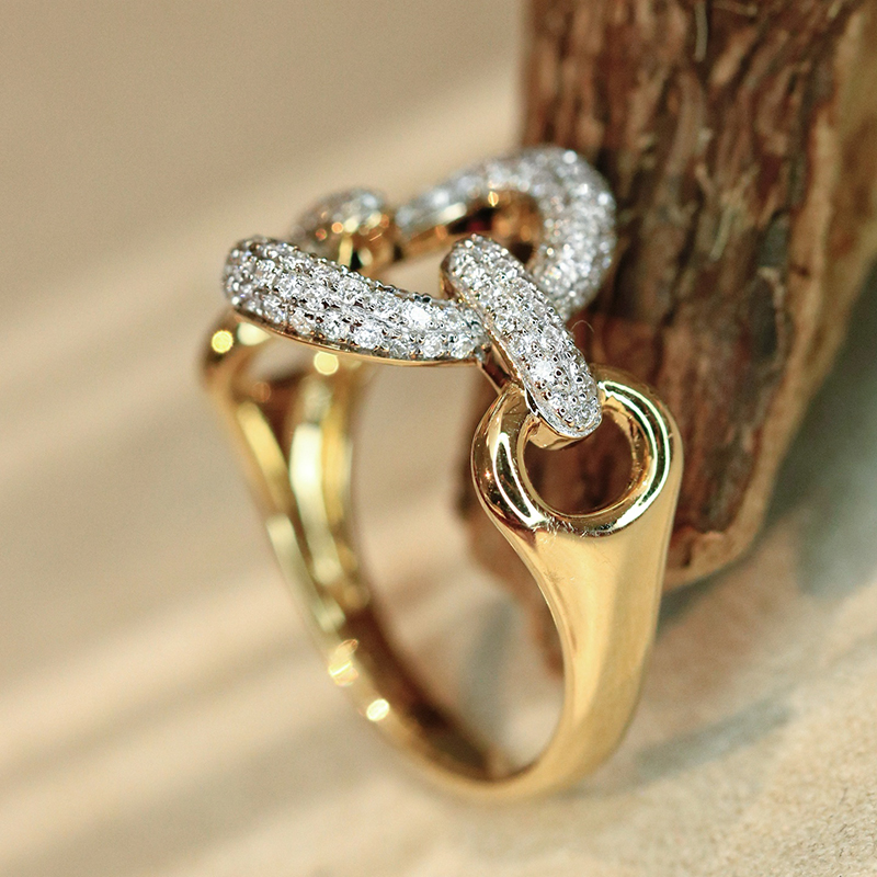 Aazuo Fine Jewely Real 18K Yel - Women'S Fashion Rings Gold avis et prix
