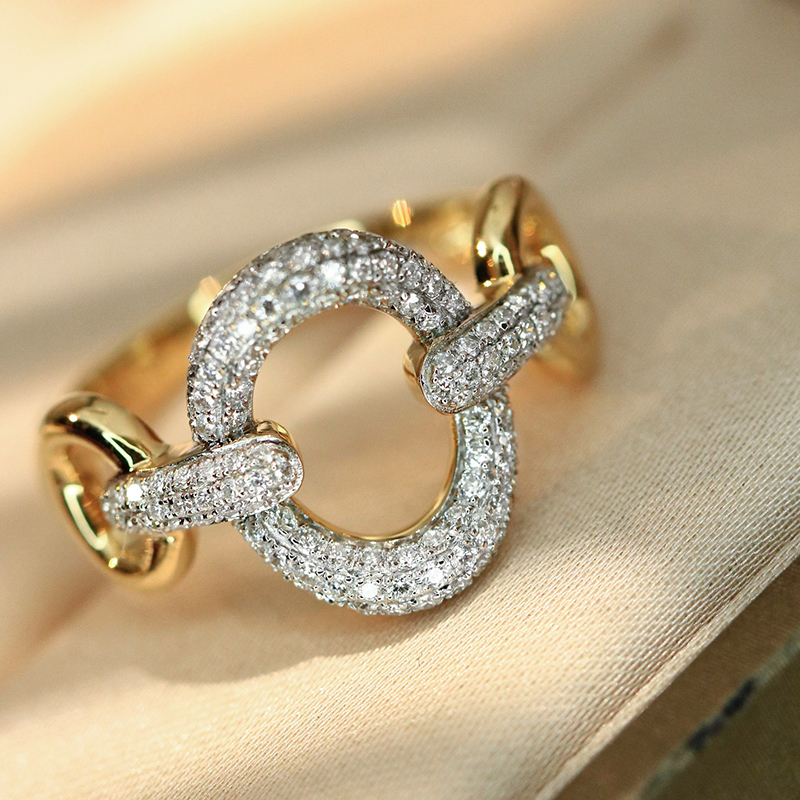 Aazuo Fine Jewely Real 18K Yel - Women'S Fashion Rings Gold avis et prix