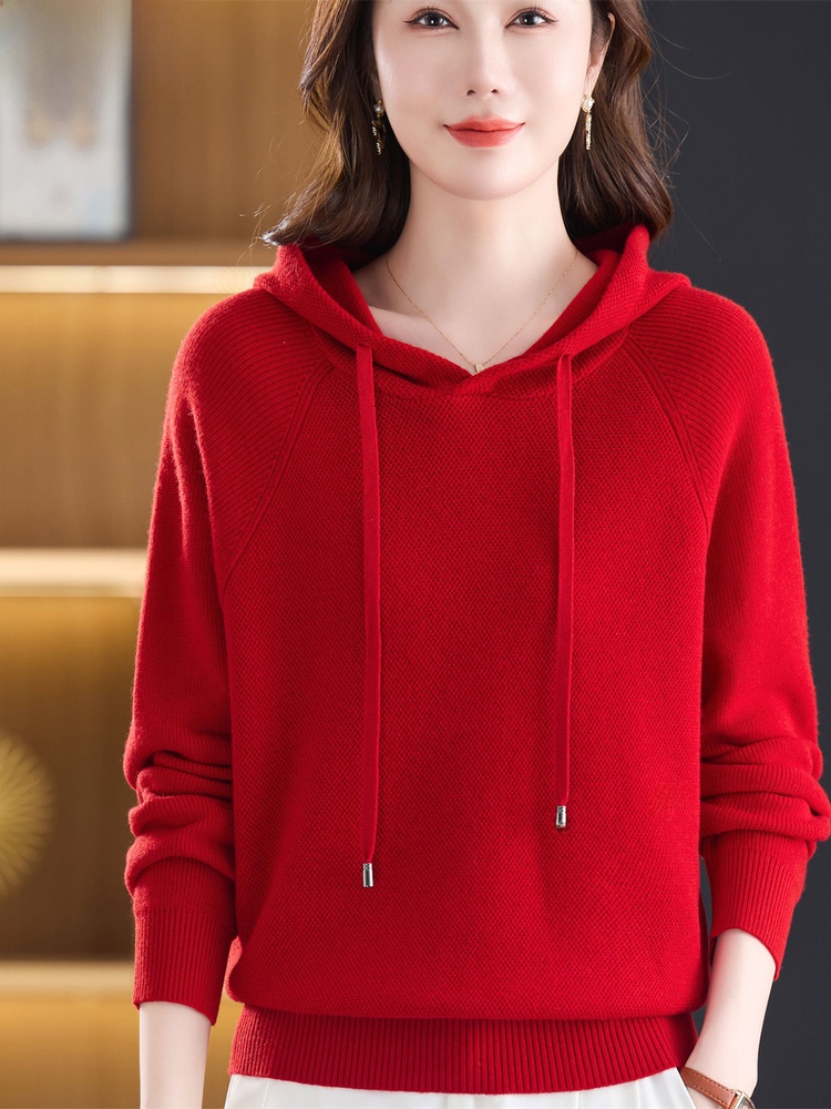 Loose Knitted 100 Pure Woolen  - Women Fashion Over 60 avis et prix