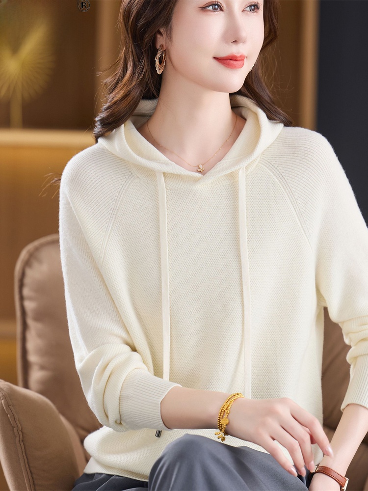 Loose Knitted 100 Pure Woolen  - Women Fashion Over 60 avis et prix