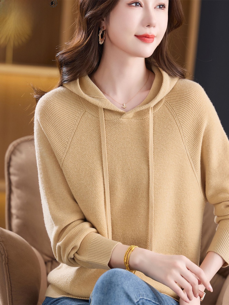 Loose Knitted 100 Pure Woolen  - Women Fashion Over 60 avis et prix