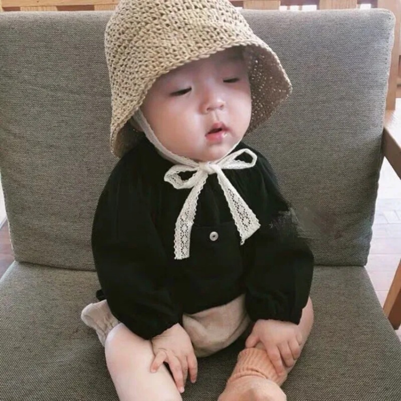 Summer Korean Baby Boy Girl St - Straw Hat Summer avis et prix