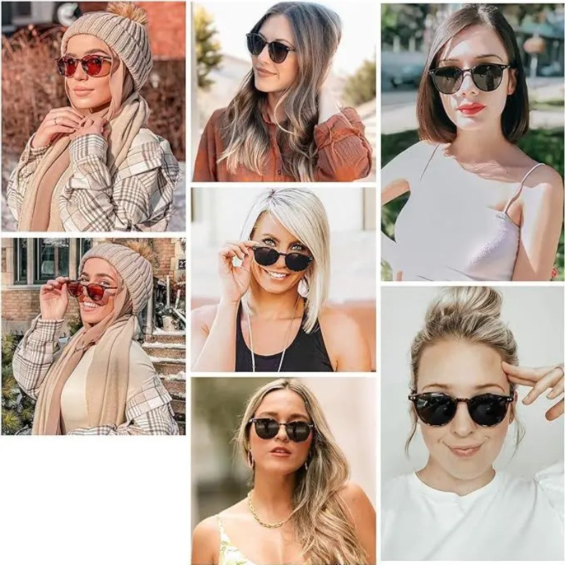 Vintage Fashion Round Sunglass - Women'S Fashion Eyewear avis et prix