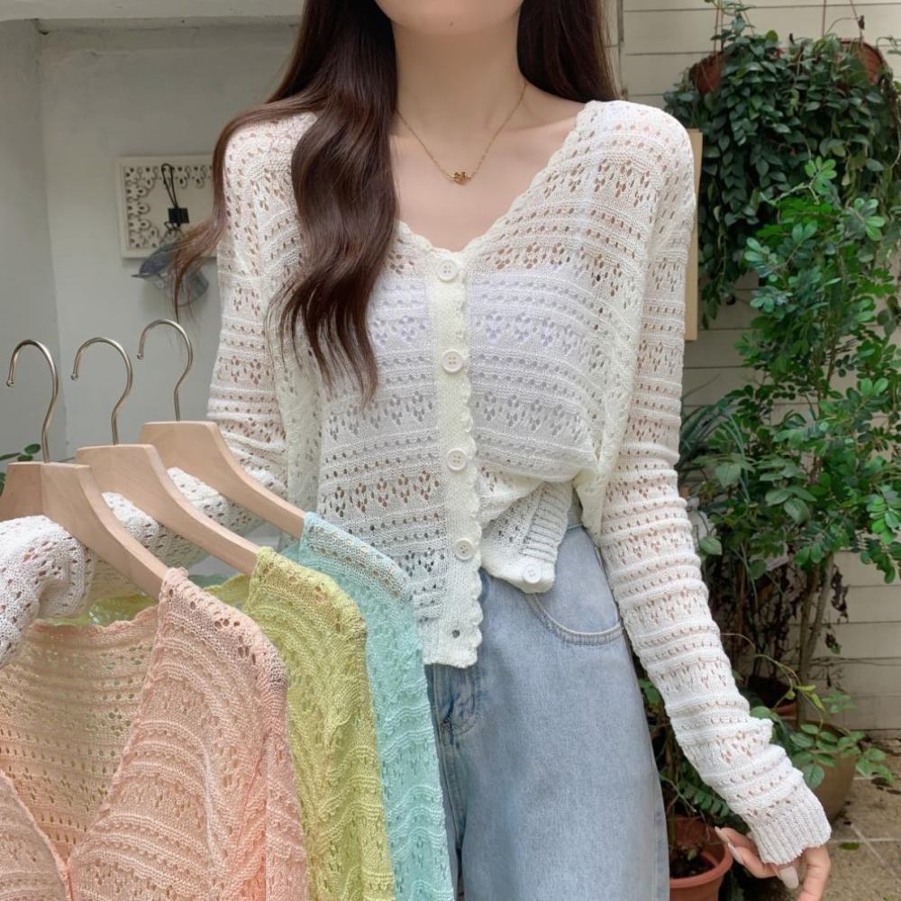 Fashion Hollow Out Knitted Car - Women'S Fashion Knitwear avis et prix