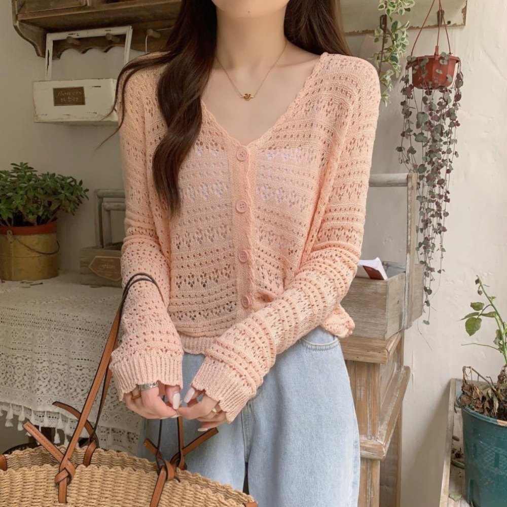 Fashion Hollow Out Knitted Car - Women'S Fashion Knitwear avis et prix