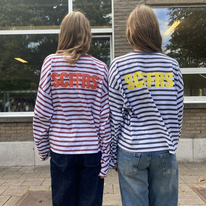 SCFFRS Striped Sweatshirt Tops - Women'S Fashion avis et prix