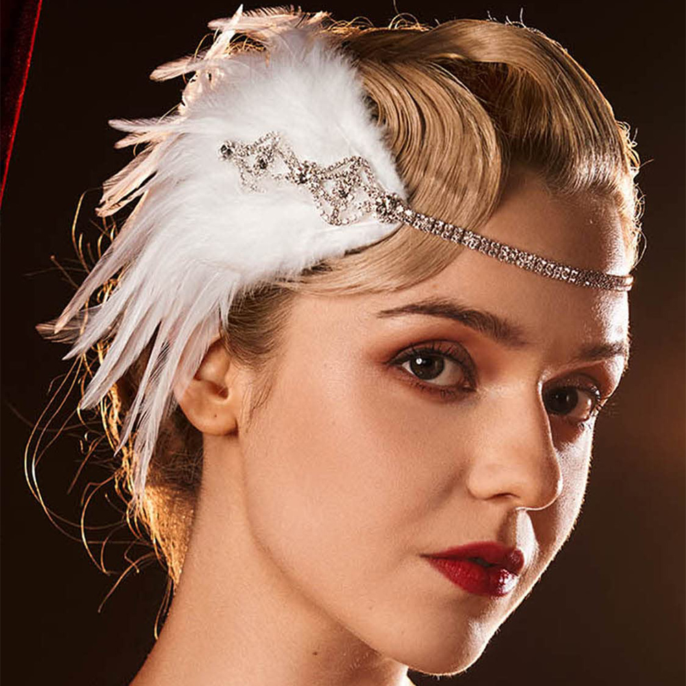 Stonefans Green Flapper Headba - Women'S Fashion Of The 1920S avis et prix