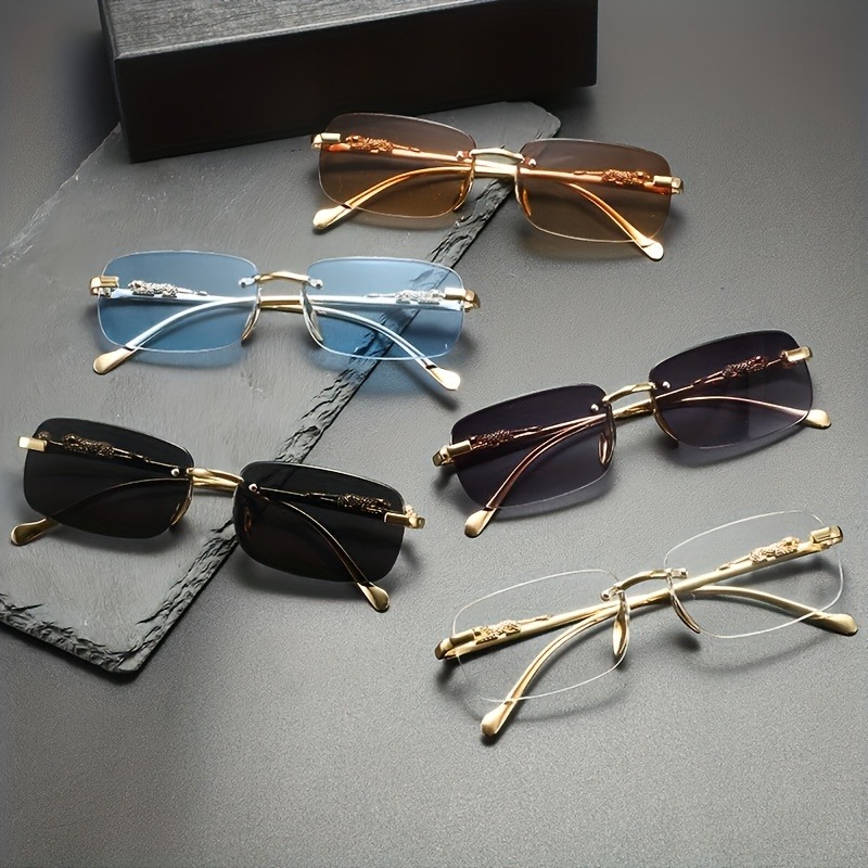 Fashion Rimless Metal Sunglass - Women'S Fashion Eyewear avis et prix
