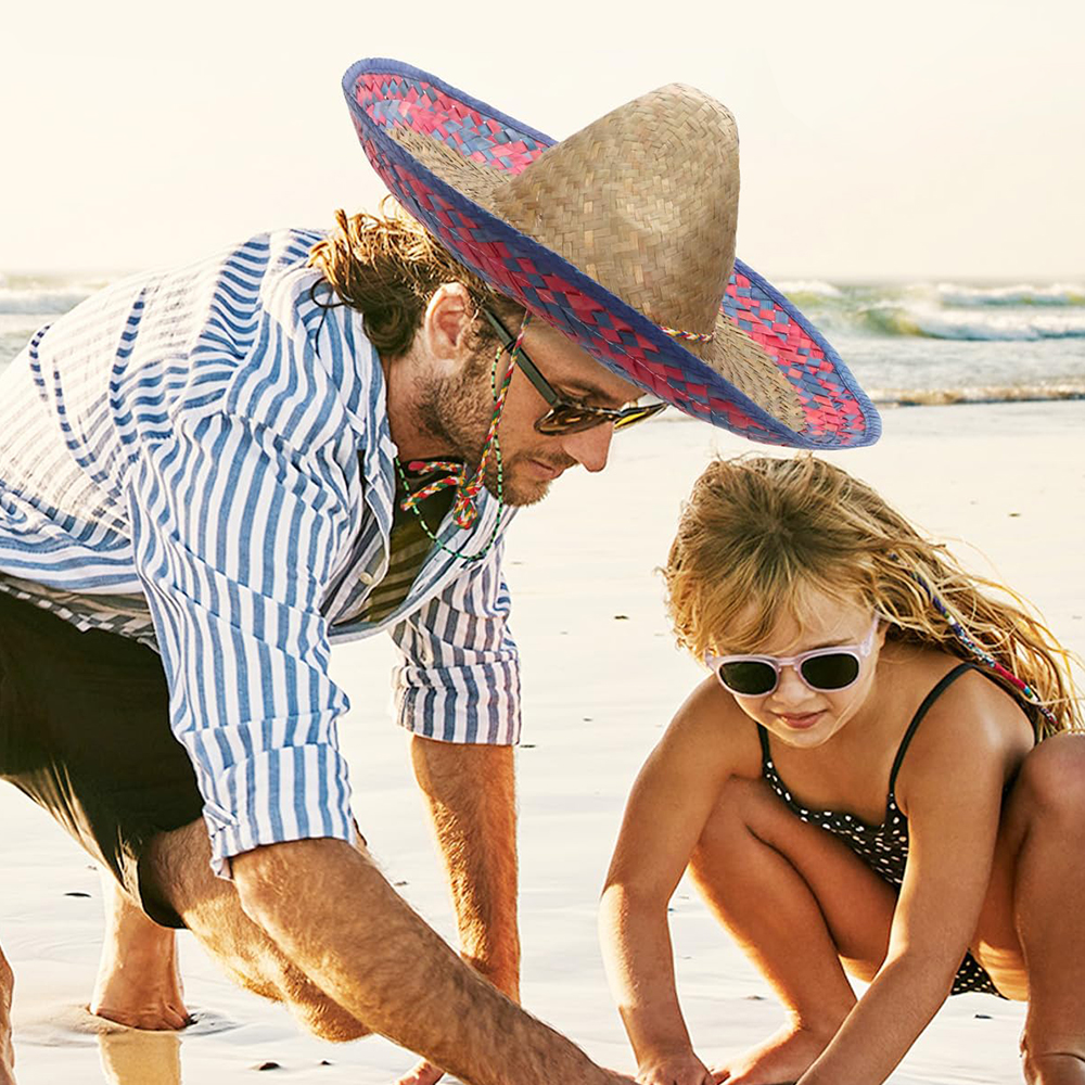 Mexican Sombrero Hat Straw Wea - Straw Hat Summer avis et prix