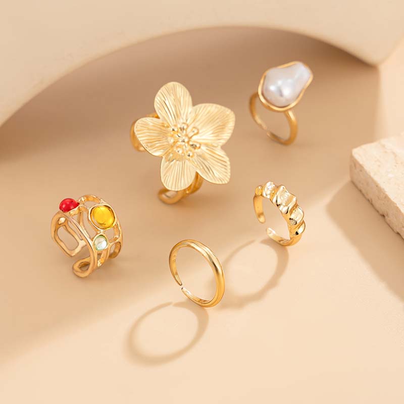 Adjustable Toe Ring Set Gold S - Women'S Fashion Rings Gold avis et prix