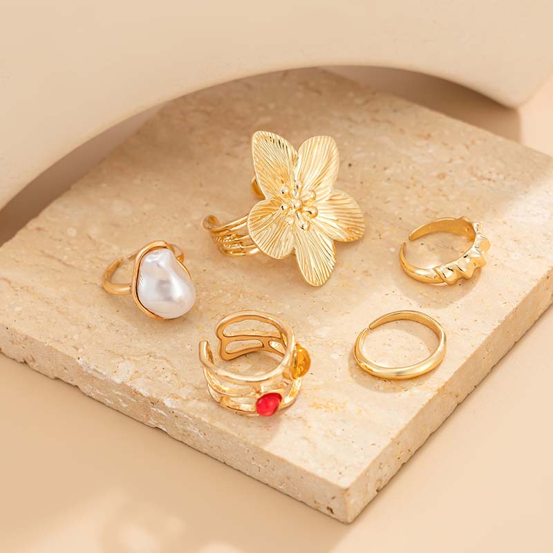 Adjustable Toe Ring Set Gold S - Women'S Fashion Rings Gold avis et prix