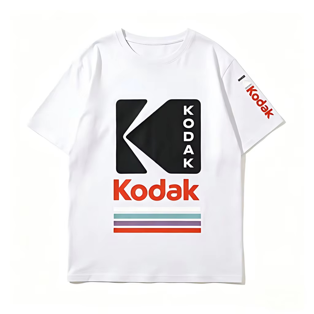 Kodak Retro Logo Graphic T-Shi - Women Fashion Brand Logo avis et prix