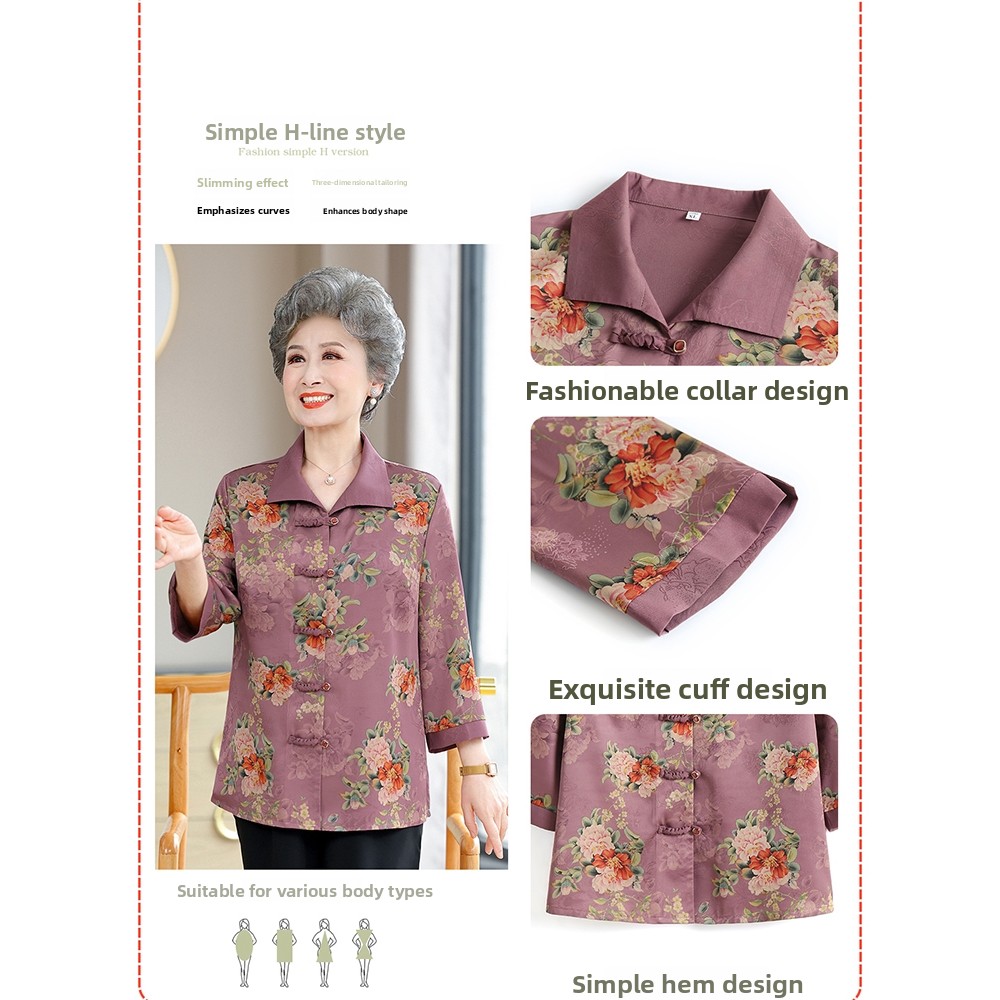 Elegant Seven-Quarter Sleeve S - Women Fashion Over 60 avis et prix