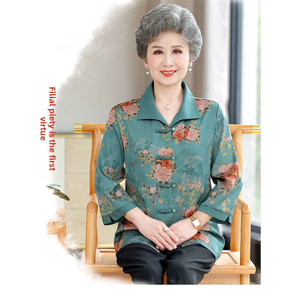 Elegant Seven-Quarter Sleeve S - Women Fashion Over 60 avis et prix