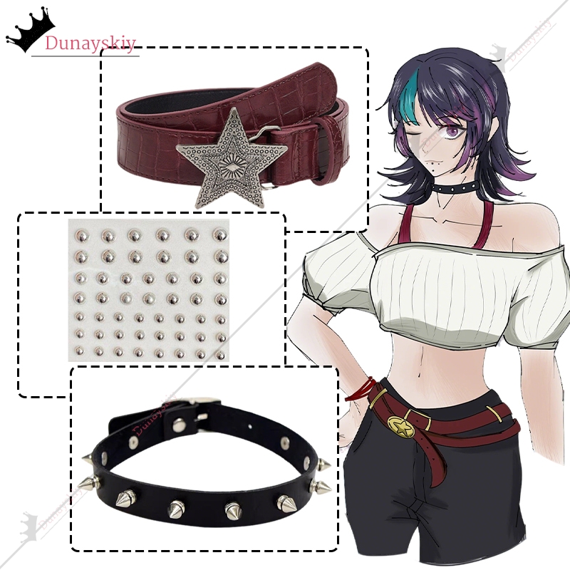 Cosplay Hoshi Kirara Roro JJK  - Women'S Fashion Kilt avis et prix