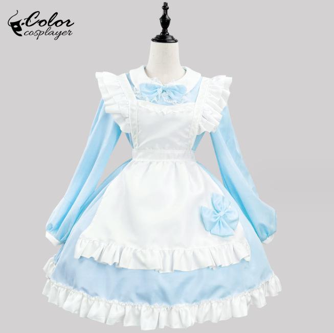 Blue Lolita Skirt Maid Cosplay - Women'S Fashion Kilt avis et prix