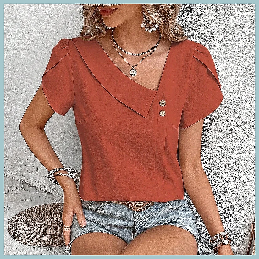 2024 Summer Vintage Solid Colo - Women'S Fashion avis et prix