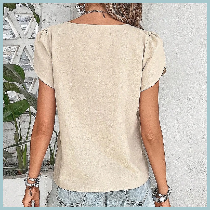 2024 Summer Vintage Solid Colo - Women'S Fashion avis et prix
