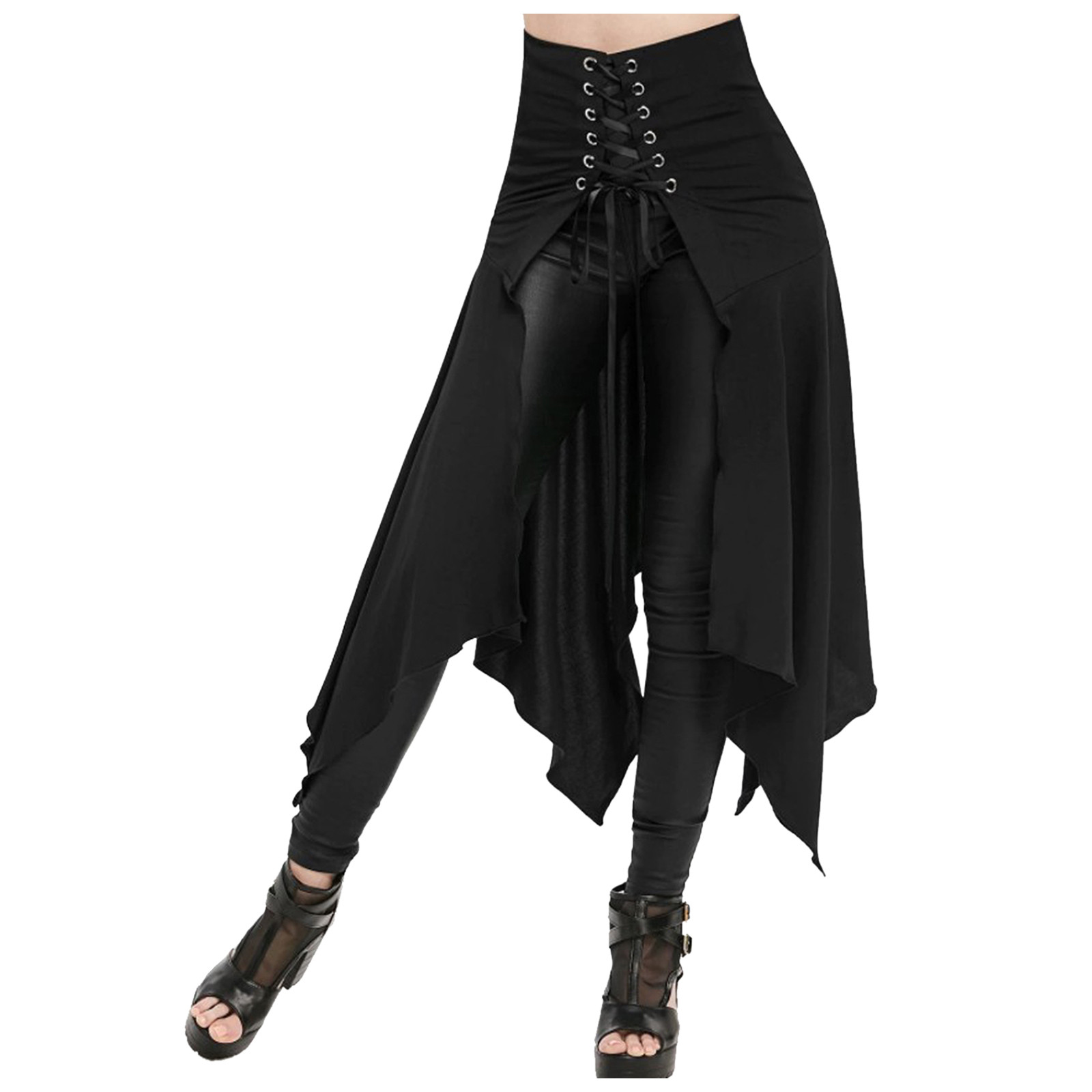 Gothic Skirt Black Medieval Vi - Women'S Fashion Kilt avis et prix