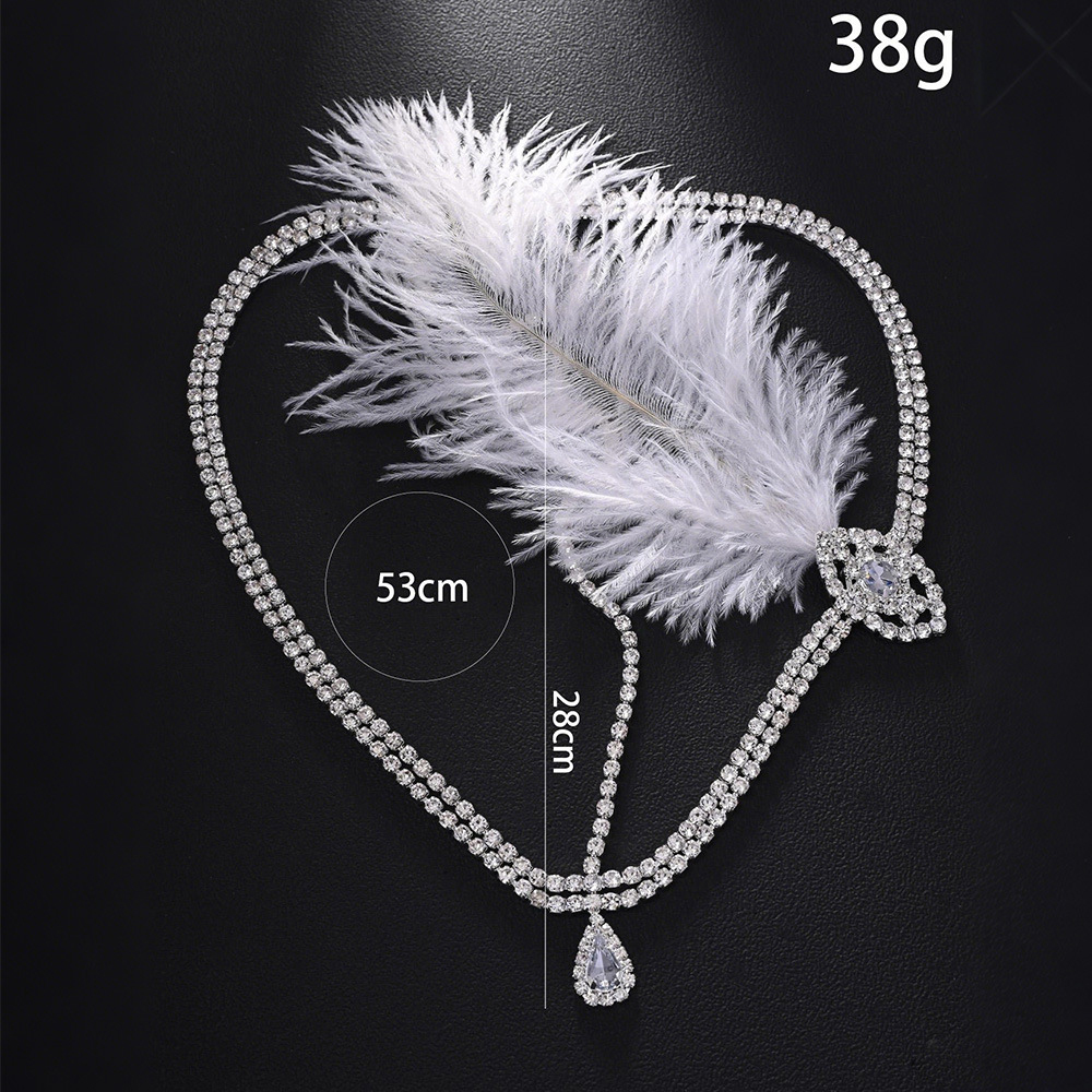 Vintage 1920s White Feather He - Women'S Fashion Of The 1920S avis et prix