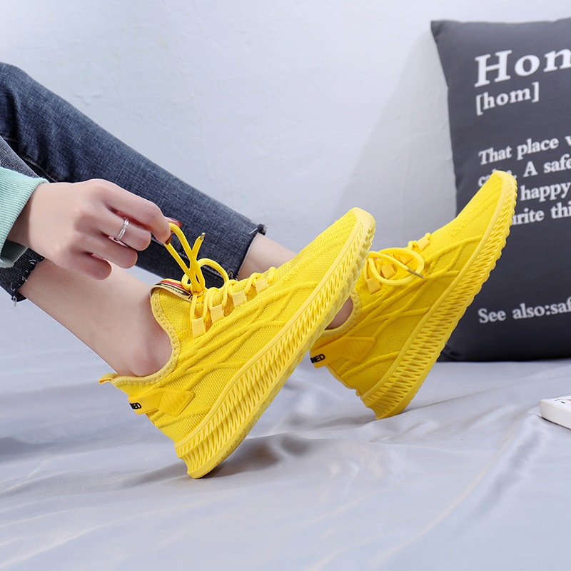 2026 Fashion Spring Female Sne - Women'S Yellow Fashion Sneakers avis et prix