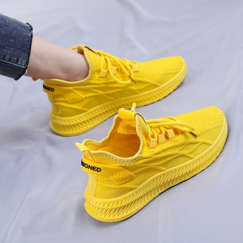 2026 Fashion Spring Female Sne - Women'S Yellow Fashion Sneakers avis et prix